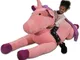 Bananair Peluche Unicorno Pink 220 cm Gigante Enorme XXL Teddy Bear Doll Regali di Complea...