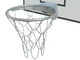 Canestro basket regolamentare, in acciaio zincato a caldo, modello ultraresistente per est...
