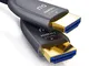 CSL - Cavo HDMI 2.0b in fibra ottica 25m - 4k 60Hz con HDR - 3D - ARC - CEC - HDCP 2.2 - Y...