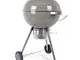 MasterCook - Barbecue a Carbonella Diametro Griglia 57 cm, Barbecue con Ruote e Coperchio,...