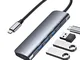 ABLEWE Hub USB C, 5 in 1 Tipo C Adattatore Type C Hub con HDMI 4K, 3 Porte USB 3.0, Ricari...