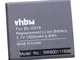 vhbw Li-Ion Batteria 1500mAh (3.7V) per cellulari e smartphone NGM Wemove Wilco sostituisc...