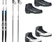 Fischer - Set da sci di fondo Comfort Cruiser classico + attacchi + scarpe + bastoncini, M...