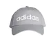 adidas Daily cap Cappello, Unisex Adulto, Grigio/Bianco/Bianco, Taglia Unica