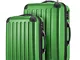 Hauptstadtkoffer Set di valigie, 65 cm, 116 L, Verde