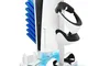 Stazione di ricarica per PS5 e PS VR2 Charging Station, 3 in 1 Multi-funzionale supporto v...