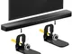 Staffa di montaggio a parete compatibile con Samsung HW-R450 Sound Bar, facile da installa...