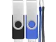 Chiavetta USB 32 GB 2 Pezzi Pennette USB 2.0 - Portabilità 32GB PenDrive Girevole Penna US...