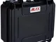 Max Cases MAX300S.079, Caso di Trasporto Unisex – Adulto, Nero, 300 x 225 x H132 mm