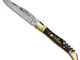 5270 Rosewood and Brass Filigree Flower Handle Sommelier coltello 12 cm Blade