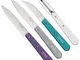 Opinel Essentials Coltello da Cuoco, Acciaio Inossidabile, Violett, Silber, Türkis, Weiß,...