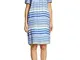 Street One 142424 Vestito, Multicolore (Lagoon Blue 31761), 50 (Taglia Produttore: 44) Don...