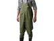 Lineaeffe Waders Traspirante da Pesca Stivale Scafandro Taglia 43 Impermeabili