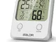WisFox Termometro Igrometro Digitale, Igrometro Digitale di Temperatura Interna con Monito...
