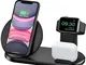 Bestrans Caricatore Wireless, Caricabatterie più Recente 3 in 1 per Apple Watch 5/4/3/2 e...