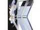 NEWZEROL Cover Per Samsung Galaxy Z Flip 4 5G, [Con albero in Metallo] [Supporto Ricarica...
