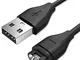 OcioDual Cavo Carica di Ricarica Dati USB Nero per Garmin Approach S10/S40/S60/X10 Fenix 5...