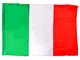 Bandiera Italia, Bandiera Nazionale Italiana, Misura 145X90cm, Tessuto Poliestere Con Pass...