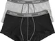 sloggi men Start Hipster C2p Boxer, Multicolore (Grey Combination), 50 (Pacco da 2) Uomo