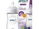 Philips Avent Biberon Natural anti-colica, 260ml, Trasparente SCF033/17