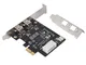 Oumij1 Adattatore per Scheda Controller PCIe PCI Express PCI E a 3 Porte 1394B Scheda Acqu...