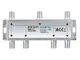 Axing BVE 60-01 Splitter 6 Vie, 5-1006 MHz partitore antenna con connettore F, per digital...