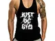 KODOO Just DO Gym Canotta Uomo Bodybuilding Sportivo Canottiera Fitness Gym Tank Top Coton...