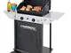 Campingaz Xpert - Barbecue a gas, 100 l, con due bruciatori compatti, potenza 7,1 kW, grig...