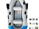 YUESFZ Kayak gonfiabili Kayak Sit On Top Siediti su Top Kayak, Peschereccio Addensato All'...