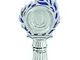 Art-Trophies AT81193 Trofeo Sportivo, Argento/Blu, Taglia Unica