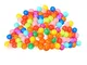 Laduup 200 Palline da Gioco in plastica Morbida con 8 Colori Vivaci - Palline per vasche d...