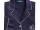 Ralph Lauren I811950 - Camicia da notte con bottoni blu navy S