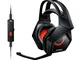 Asus Strix 2.0 Cuffia Gaming, Microfono Removibile, Compatibile con PC, PS4 e Mac