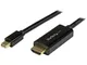 STARTECH.COM MDP2HDMM2MB Cavo Adattatore Displayport a HDMI, 4K, 30Hz, 2 m, Nero