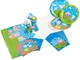 DYNASTRIB- Peppa Pig Kit 25 Pezzi, 3032360, Multicolore, Taglia Unica