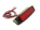 A2ZWORLD 10 Pezzi Fanali Laterali LED 24V 12V Colore Rosso per Luce Ingombro Cortesia Targ...