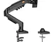 KOORUI Supporto per monitor da 17 – 32 pollici, piatto e curvo, VESA 75 & 100 mm, altezza...