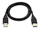 V7 da USB A (maschio) a USB A (maschio), 1 metro (3,3 piedi) – Nero – Cavi USB (1 metro (3...