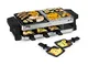 Klarstein Sirloin - Piastra per Raclette, Padelle per Raclette, 1500 Watt, 2 in 1: Allumin...