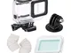 Custodia impermeabile per Gopro Hero7 Silver Hero7 bianco, con inserti anti nebbia accesso...