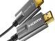 deleyCON 50m Fibra Ottica HDMI 2.0b Cavo - UHD 2160p 4K@60Hz 4:4:4 HDR HDCP 2.2 ARC CEC Et...