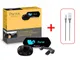 KIT VIVAVOCE BLUETOOTH AUTO PARROT 9100 MKI9100 + CAVO MICRO USB 100 cm. per Samsung Huawe...