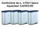 4 x Philips Filtro Anticalcare AquaClean