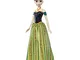 Disney Frozen Anna Musical Doll Canta premendo un pulsante, Giocattolo +3 anni (Mattel HMG...