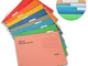 INTVN Cartelle Sospese A4 per Cassetti Cartelle portadocumenti da appendere Colori Assorti...