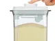 1.7L Contenitore di Latte in Polvere, Contenitore Portatile Plastique Transparente di Latt...