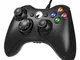 BuFan Xbox 360 Game Controller, USB Wired Controller per Microsoft Xbox 360 PC Windows 7/...