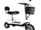 XYDDC Mini Folding Scooter Elettrico Portatile per Adulti/Anziani Leisure Travel Scooter E...