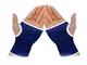 Mdsfe 1 Paio di Ginocchiere Elasticizzate Blu Ginocchiere Supporto per Ginocchiera artrite...