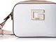 Guess Kamryn Crossbody Top Zip Borsa a Tracolla da Donna, Nude Multicolore, Taglia Unica